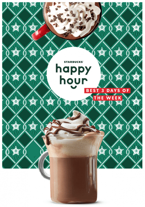 Starbucks Canada Happy Hour All Weekend Long BOGO FREE on Any Espresso
