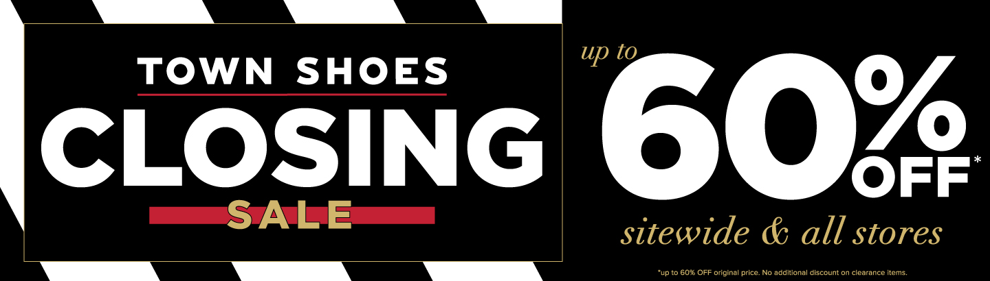 Town Shoes Canada Closing Sale: Save Up 