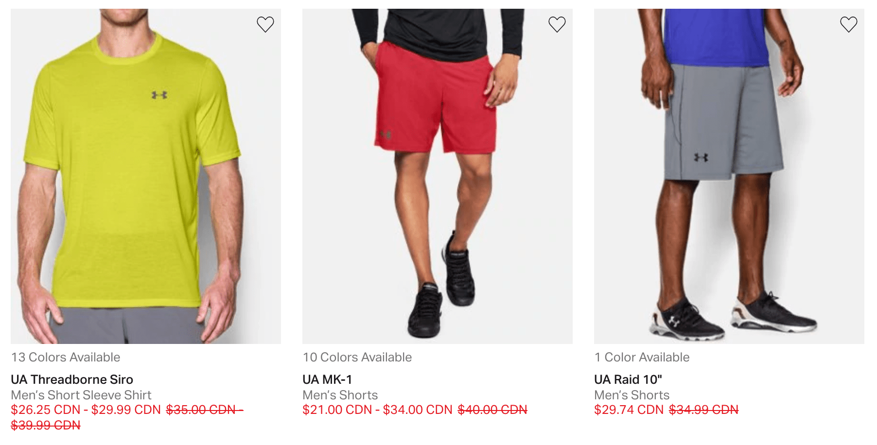 Under Armour Canada Semi Annual Event Save Up To 40 Off Outlet Canadian Freebies Coupons