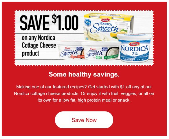 Gay Lea Canada Coupons Save 1 On Any Nordica Cottage Cheese