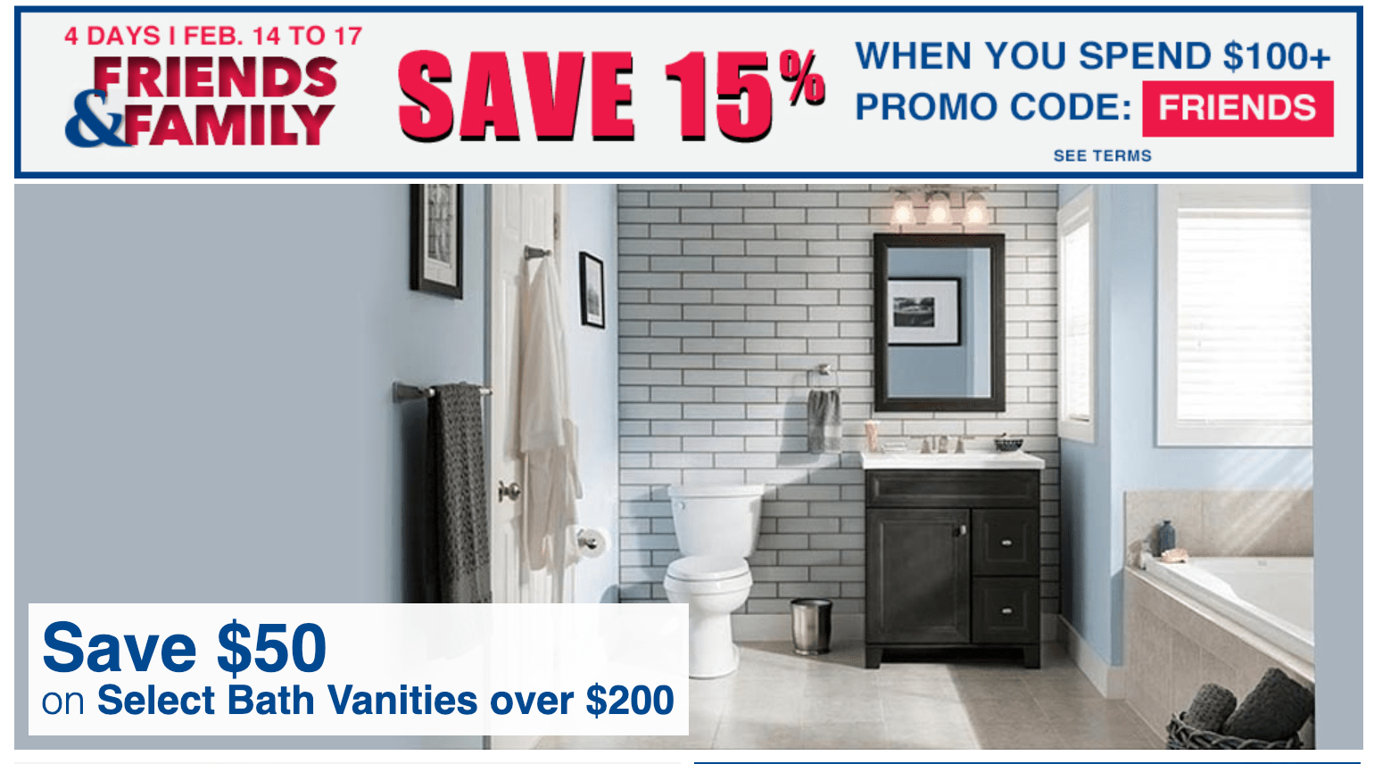 Lowe’s Canada Friends & Family Sale Save 15 Off Using Promo Code + 50