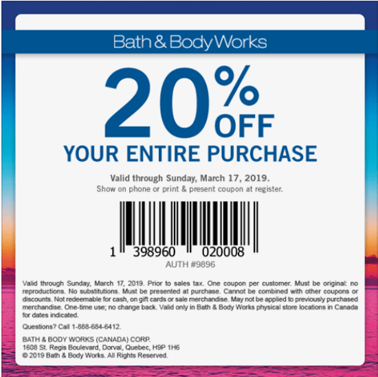 bath and body canada coupons