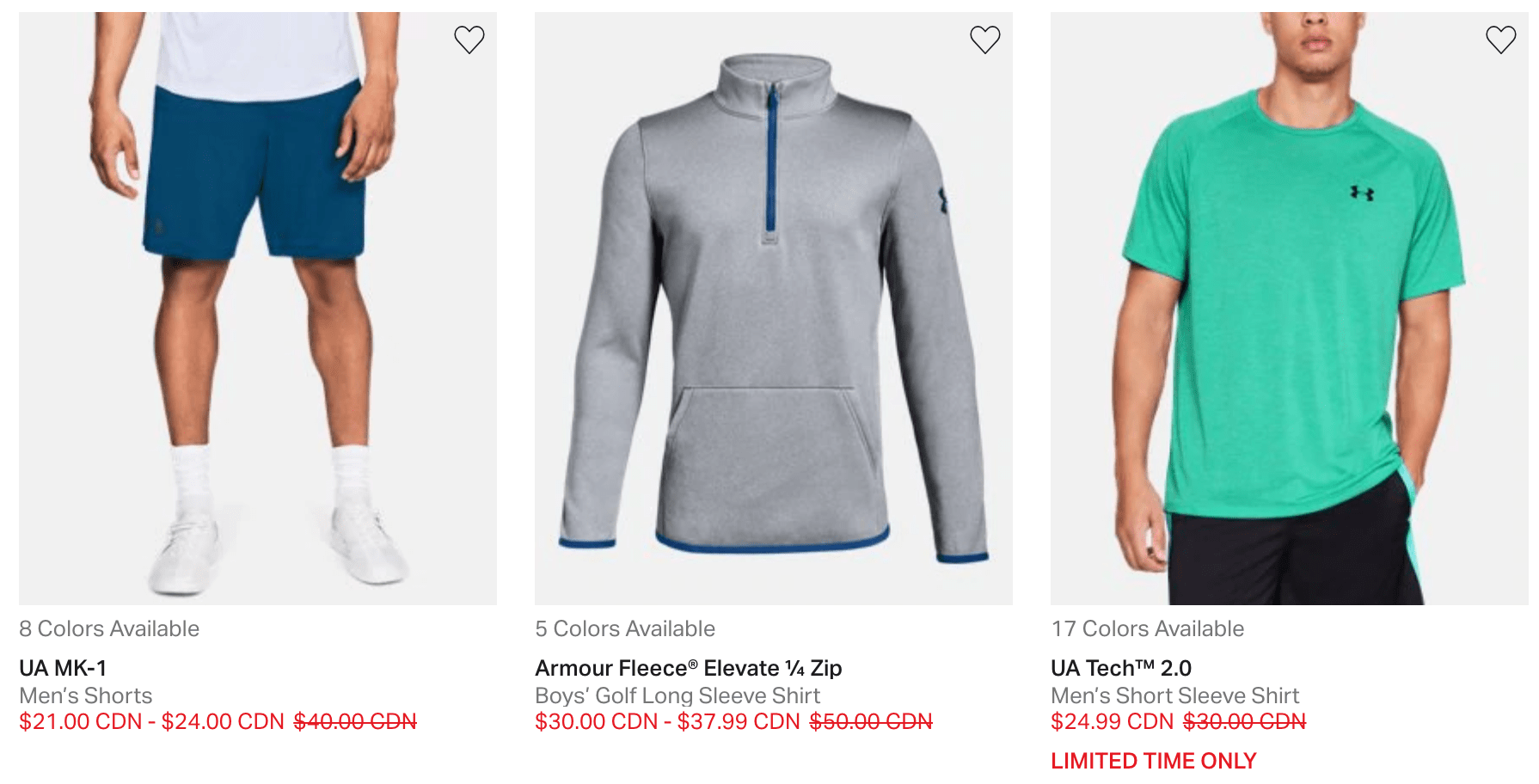 Under Armour Canada Deals: Save Up to 40% OFF Outlet + $10 OFF Your ...