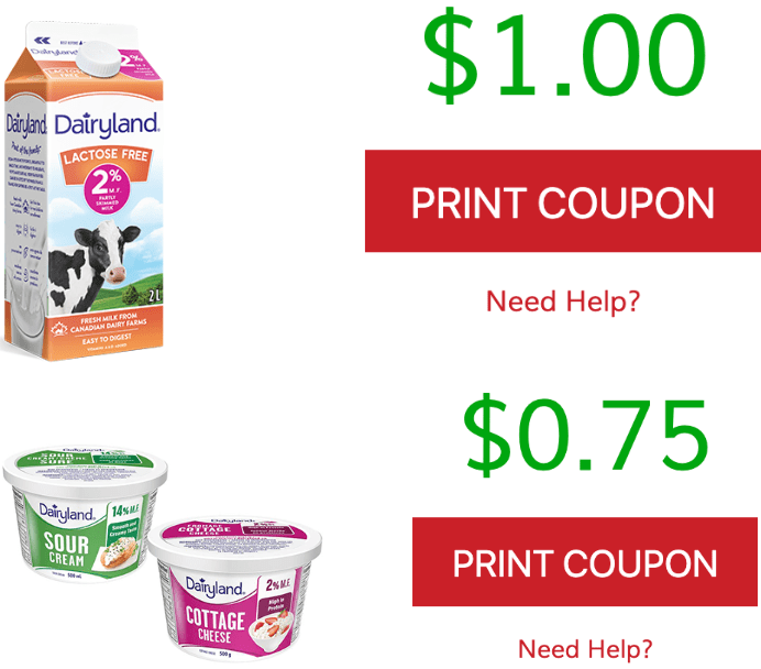 Canadian Coupons Save 1 75 Dairyland Products Hot Canada Deals