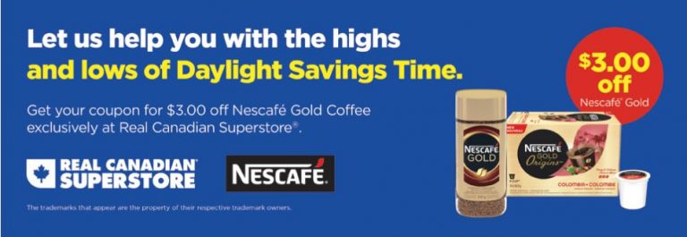 Real Canadian Superstore Coupons: Save $3 On Nescafe Gold - Canadian ...