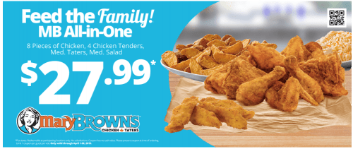 Mary Brown's Chicken &amp; Taters Canada April Coupon: Get 8 Pieces of ...