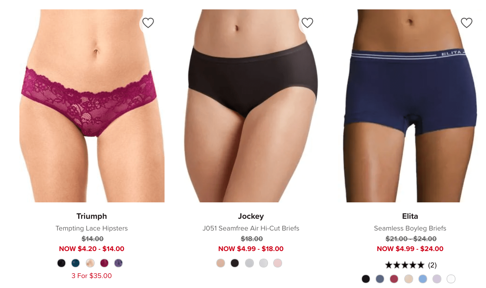 Hudson's Bay Canada Sale: Bras from $9 + Panties from $2.99 + PJ