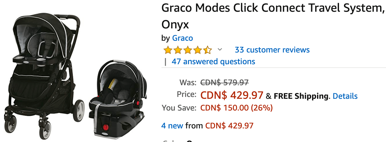 graco onyx travel system