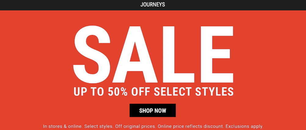 coupons for journeys shoes in store