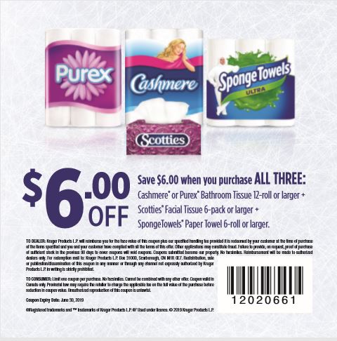 Canadian Coupons: Save $6 When You Purchase Scotties ...