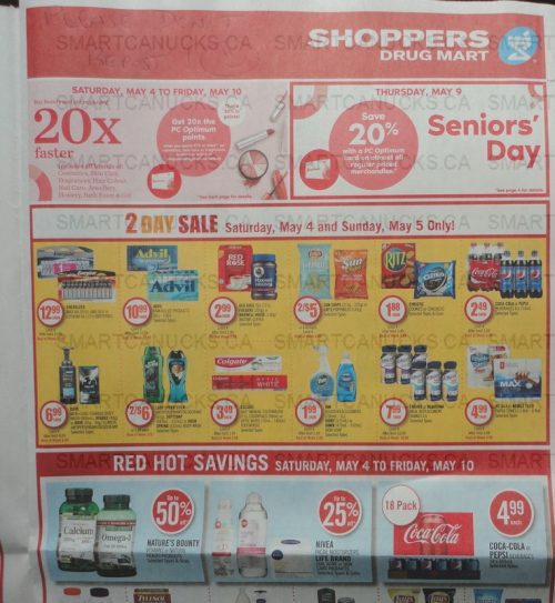 Shoppers Drug Mart Canada 20x The Points When You Spend 75 On
