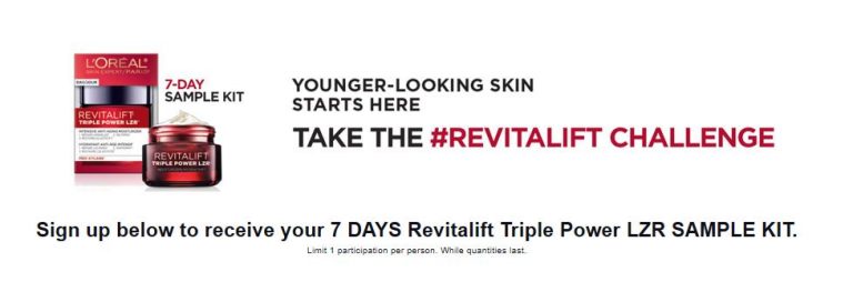 L'Oreal Paris Canada: Get A Free 7 Day Sample Of Revitalift Triple ...