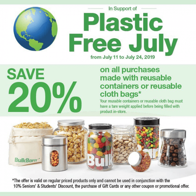 Bulk Barn Canada Promotion Save 20 Off on All Purchase with Reusable Container or Cloth Bag