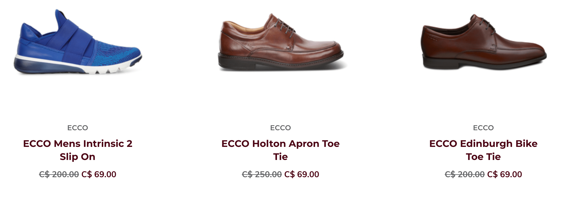 Ecco sale holton sale