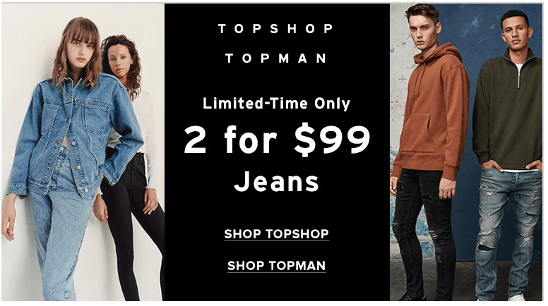 the bay topshop jeans