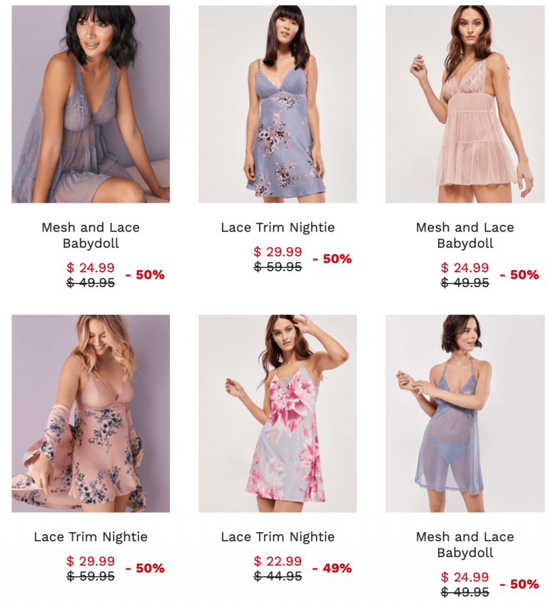 La Vie en Rose Canada MidSeason Sale Save up to 50 off Select Styles