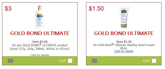 SmartSource Canada Coupons: New Gold Bond Coupons Available | Canadian