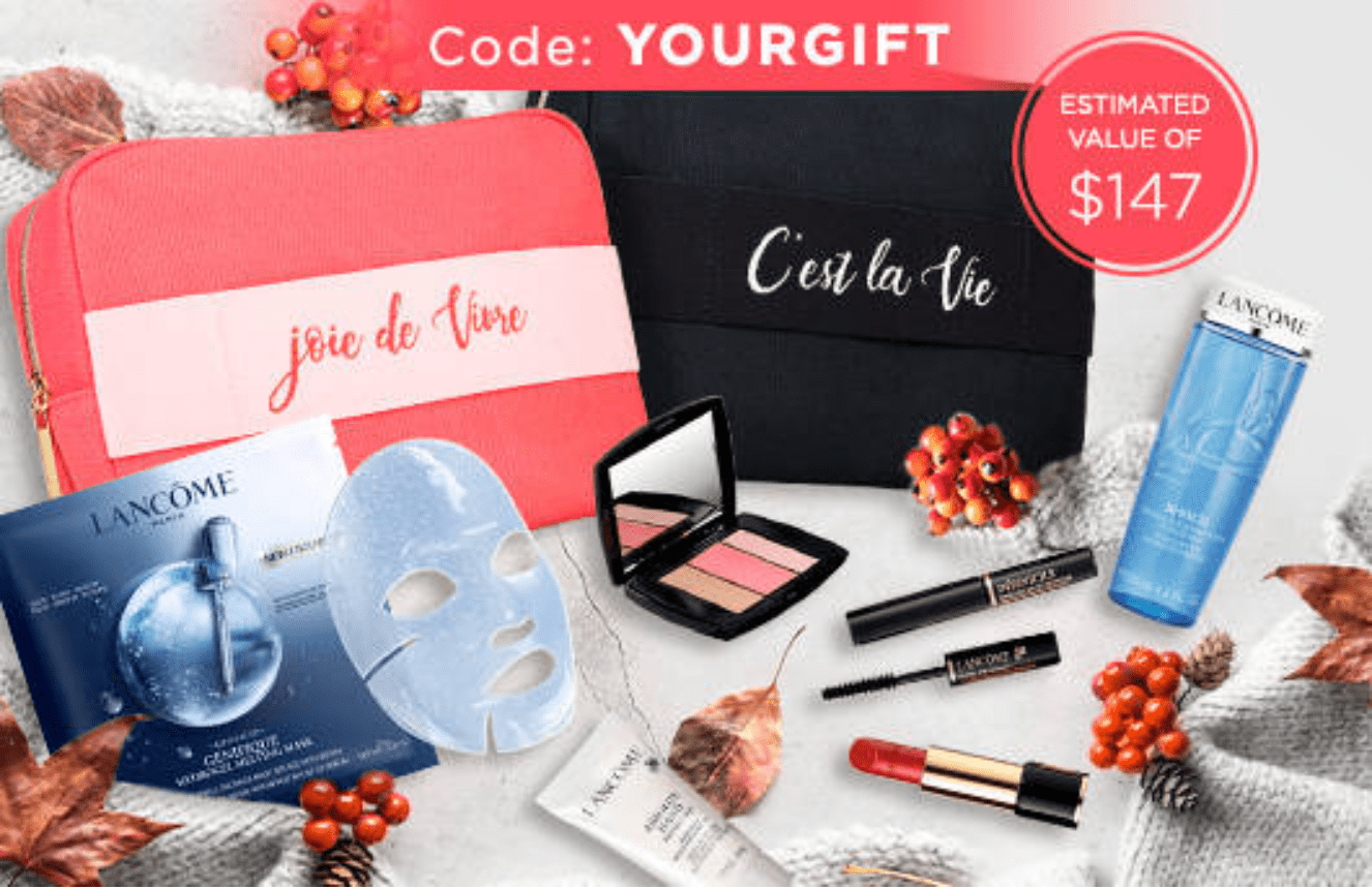 Lancôme Canada Offers FREE 7Piece Exclusive Gift! (A 147 Value) with