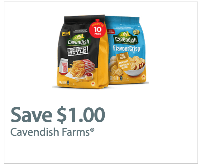 Walmart Canada Coupons Save 1 off Cavendish Farms Hot Canada Deals