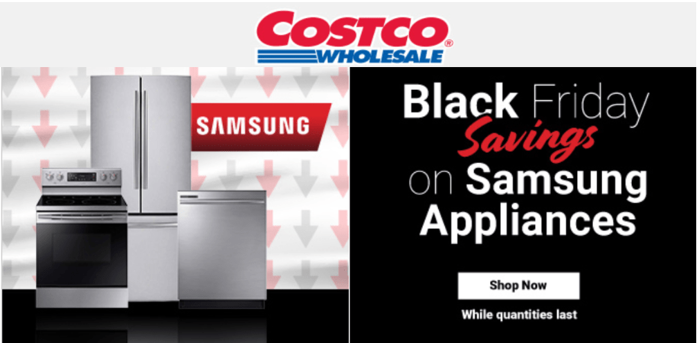 Costco Wholesale Canada Black Friday Sale on Appliances | Canadian Freebies, Coupons, Deals ...
