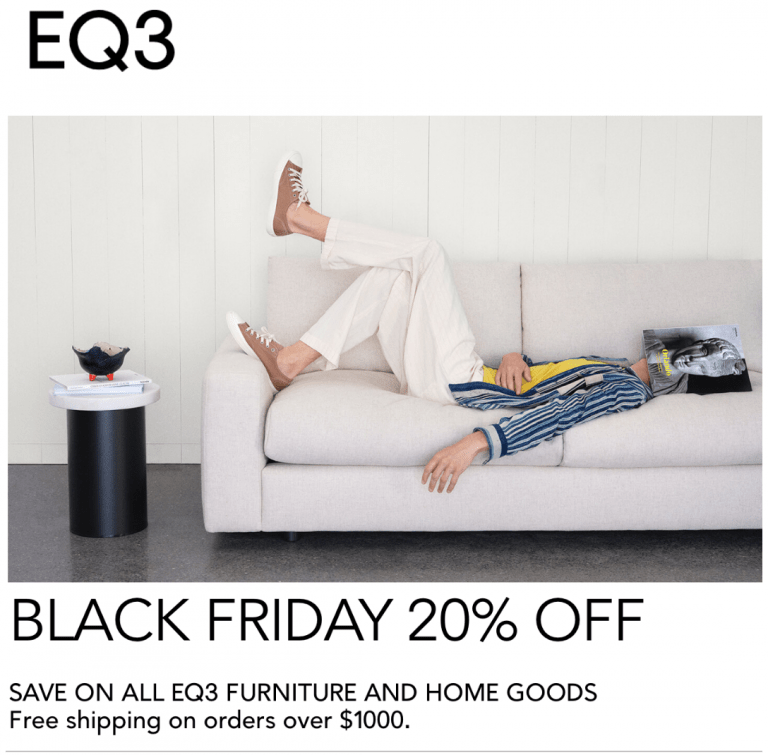 EQ3 Canada Black Friday 2019 Sale Save 20 off All EQ3 Products