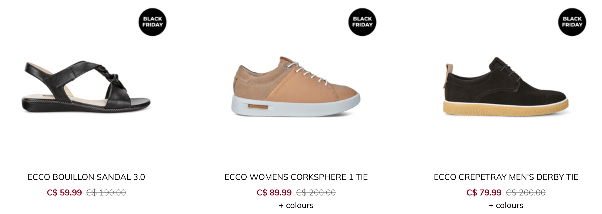 ecco black friday 2018