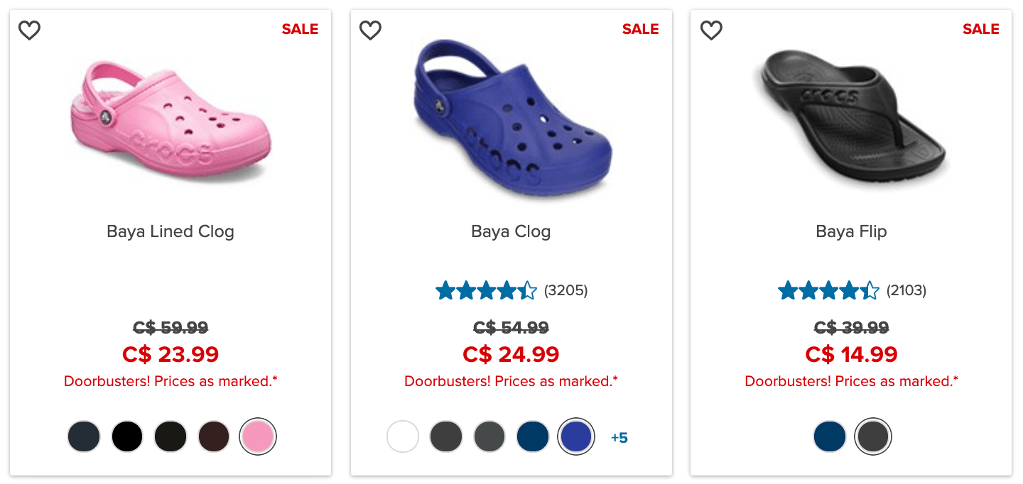 crocs black friday