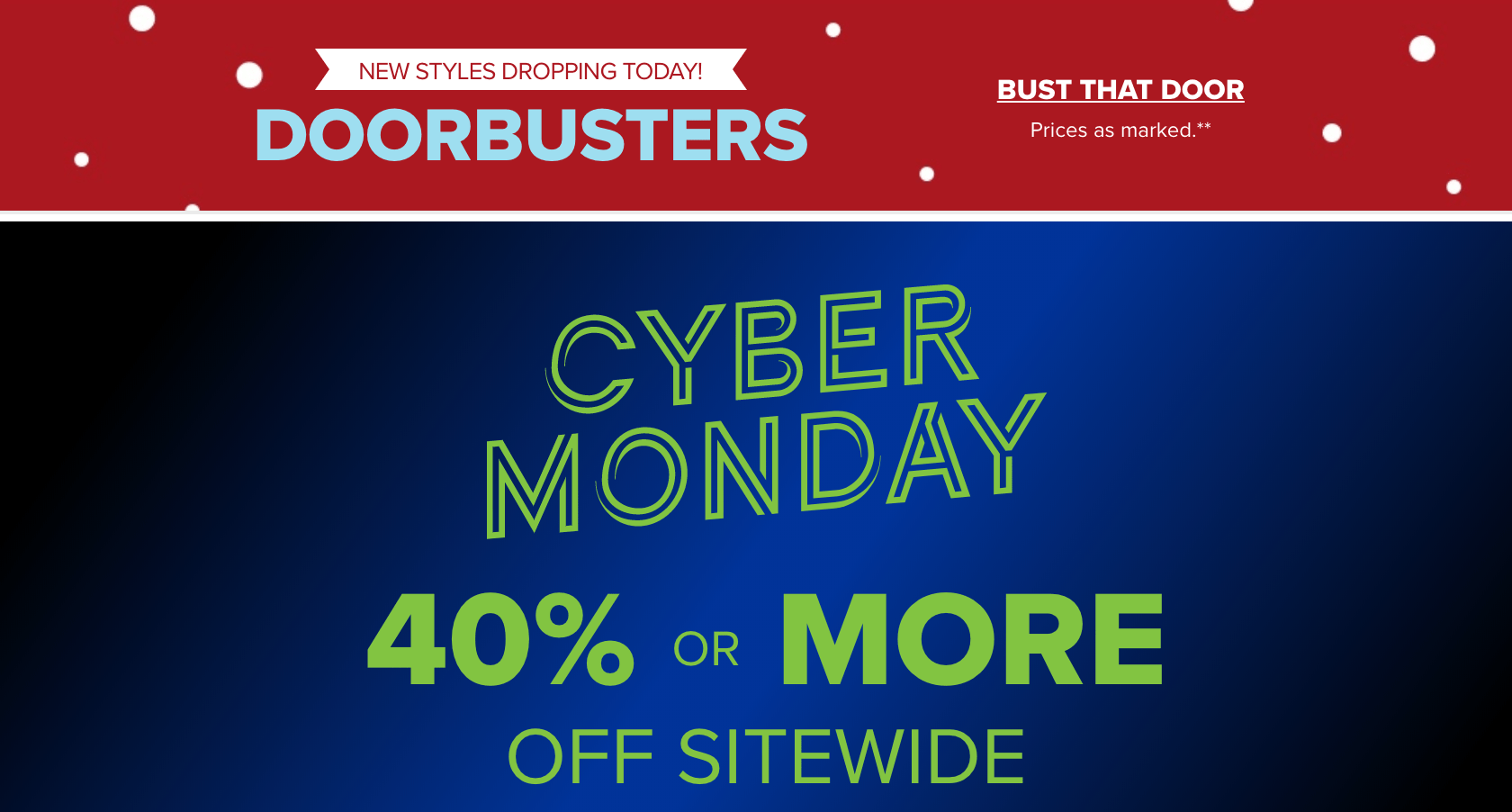 crocs cyber monday 2018