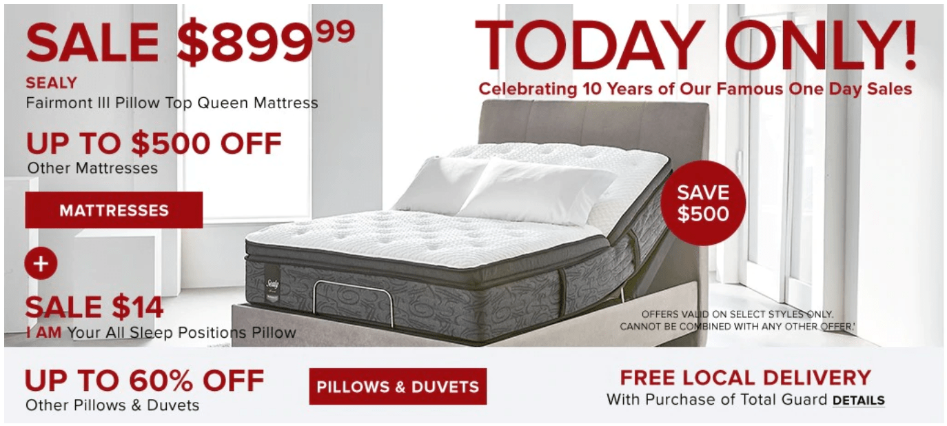 mattress sales today near me