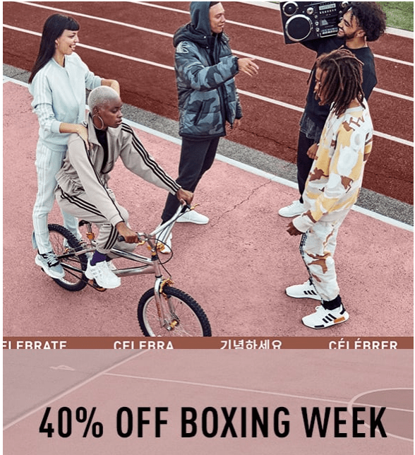adidas 50 off women's day