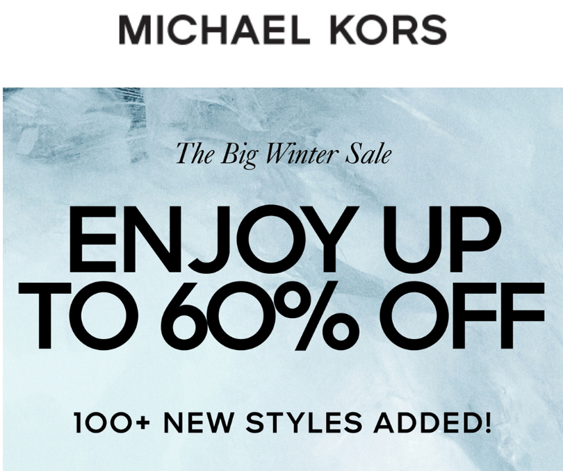 Michael Kors Canada The Big Winter Sale 