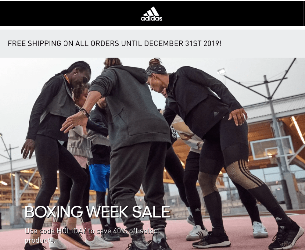 adidas boxing week