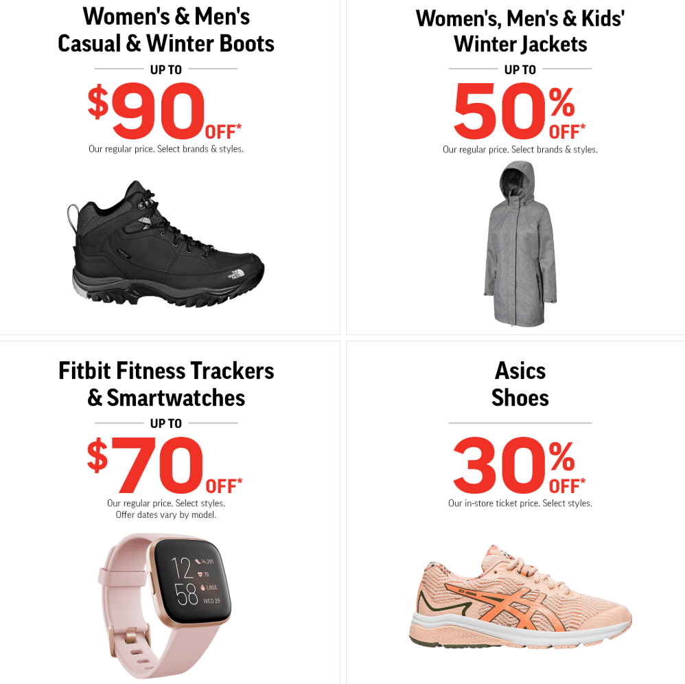 Sport Chek Canada Boxing Day Event Sale 