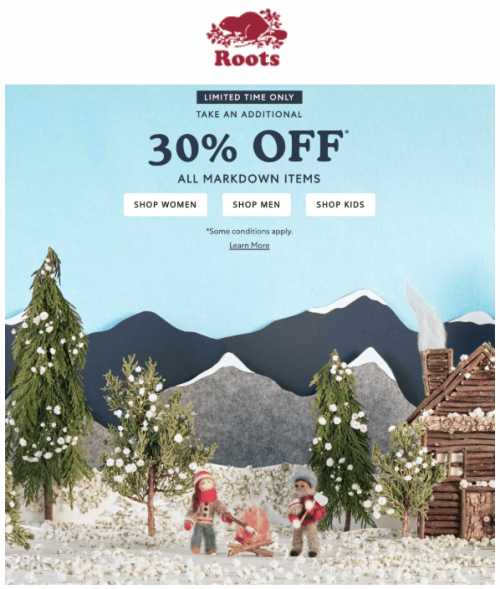 Roots Canada Deals Save an Additional 30 off All Markdown Items! Canadian Freebies, Coupons