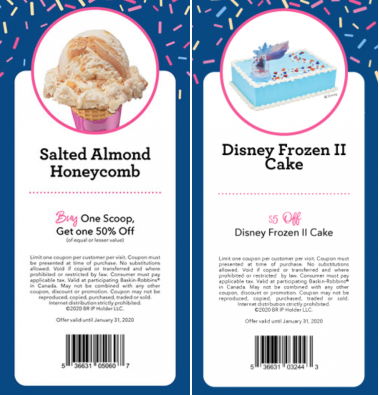 Baskin Robbins Printable Coupons 2022 Printable World Holiday