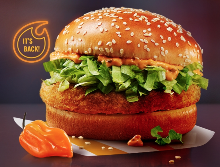 McDonald’s Canada Spicy Habanero McChicken is Back - Canadian Freebies