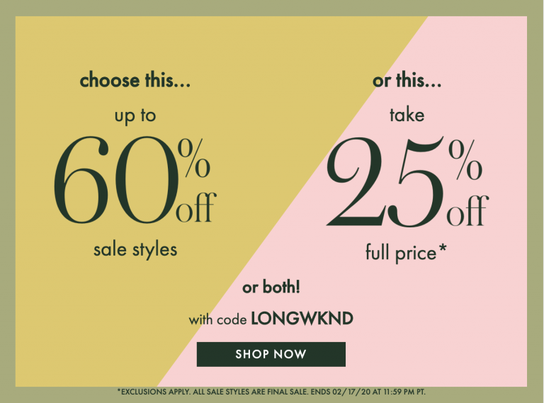 Kate Spade Canada LongWeekend Sale Save 60 off Sale Styles + 25 off