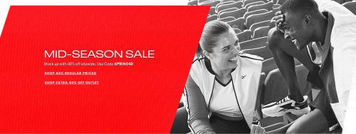 Reebok Canada Mid-Season Sale: Save 40 