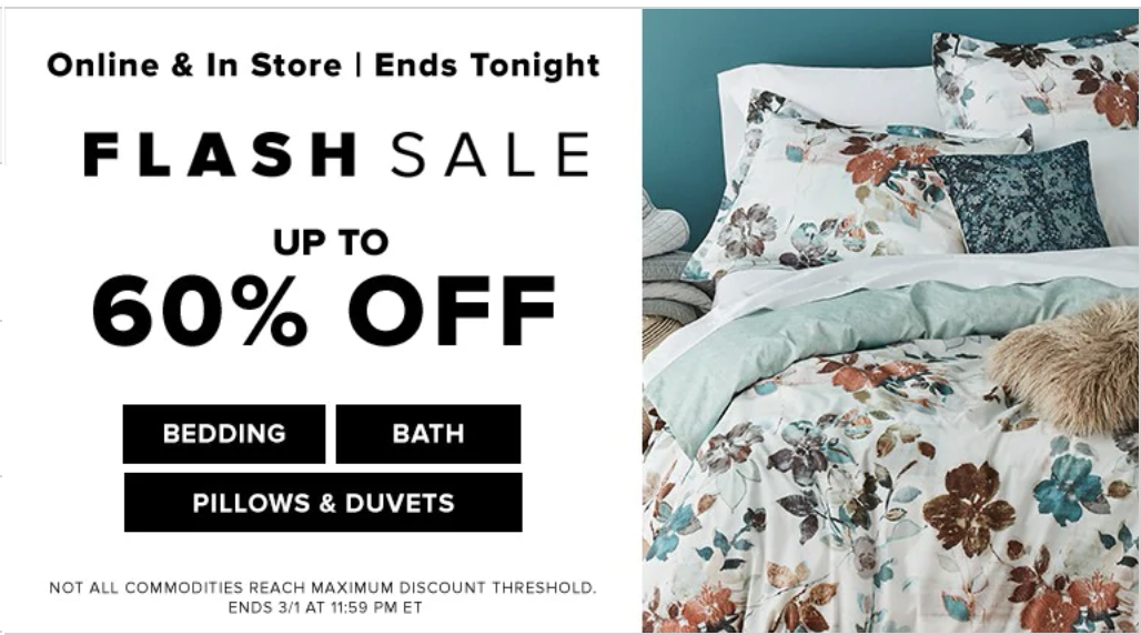 Hudson S Bay Canada Online Flash Sale Today Save Up To 60 Off