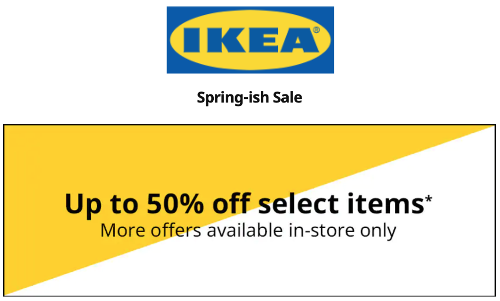 Ikea Canada Spring Ish Sale Save Up To 50 Off Select Items