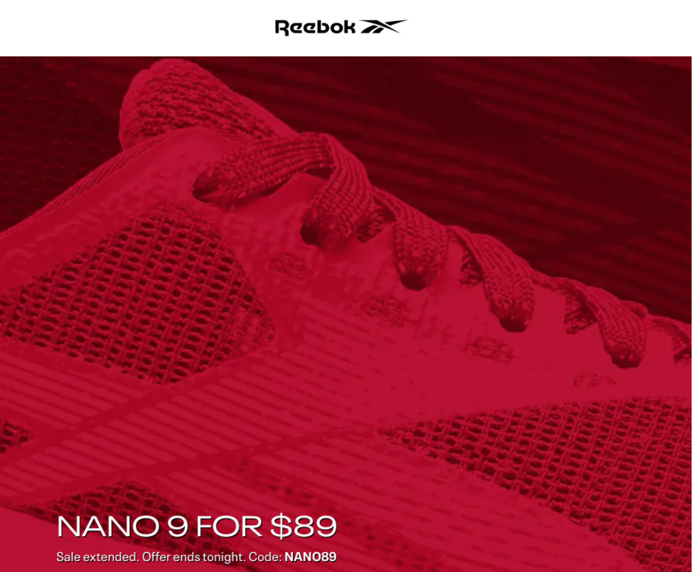 reebok canada friends family sale 2015