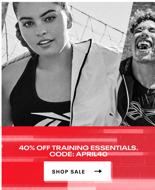 Reebok Canada Deals: 40% OFF Training 