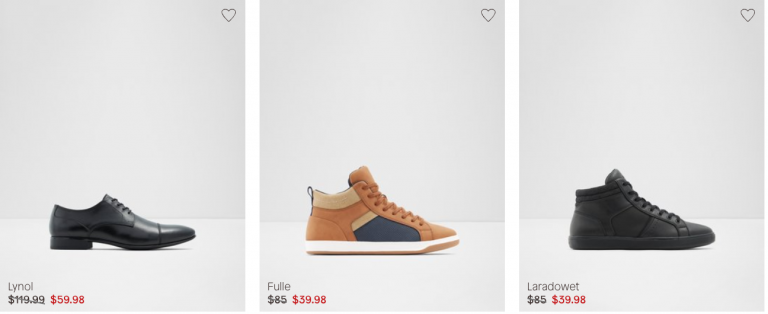 aldo 50 off