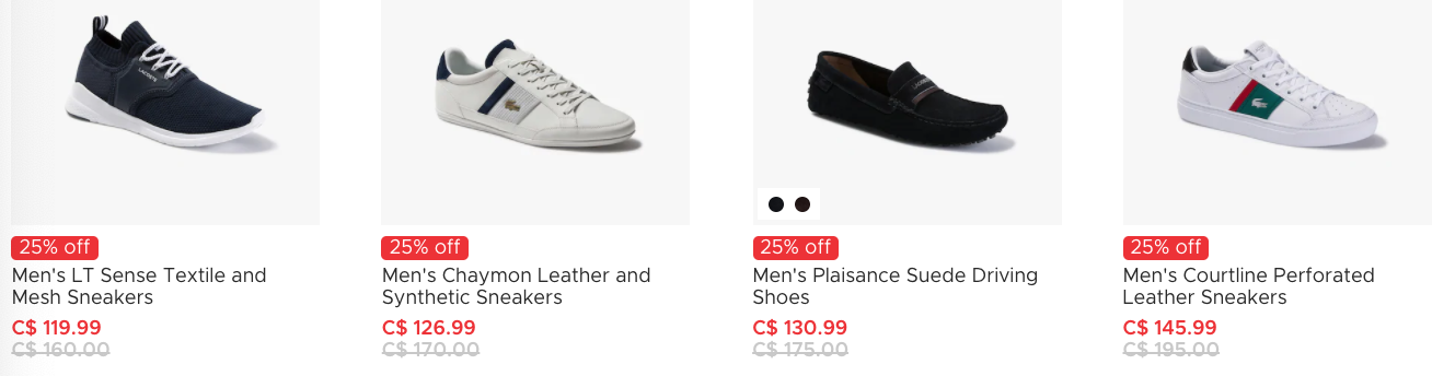 lacoste shoes canada sale