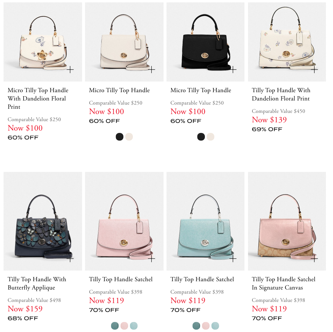Coach Canada Sale: Save 30% Off Spring Things + Extra 20% off All Sale  Styles + up to 70% off Outletwith Coupon Code + FREE Shipping - Canadian  Freebies, Coupons, Deals, Bargains,