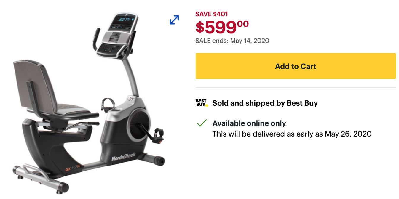 best buy recumbent bike