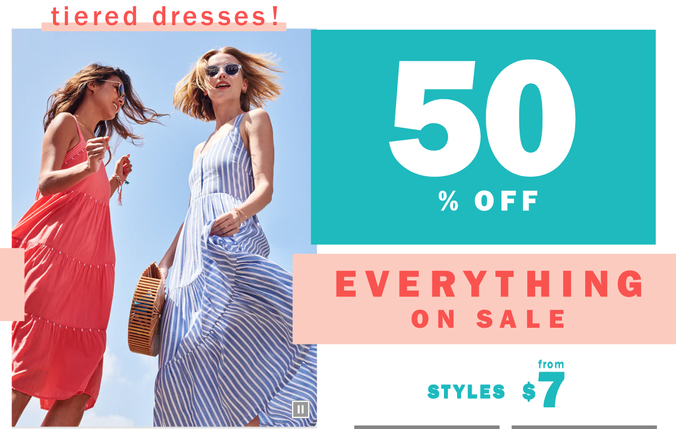 Old Navy Canada Online Sale: Save 50% off Everything Sitewide, Styles ...