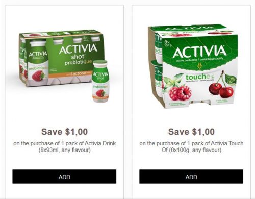 Activia Canada Printable Coupons Available - Canadian Freebies, Coupons ...