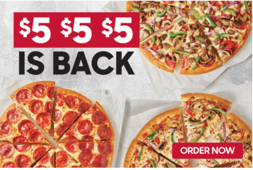 Pizza Hut Canada $5 $5 $5 Offers: Order Any Large Pizza and Get the 2nd ...