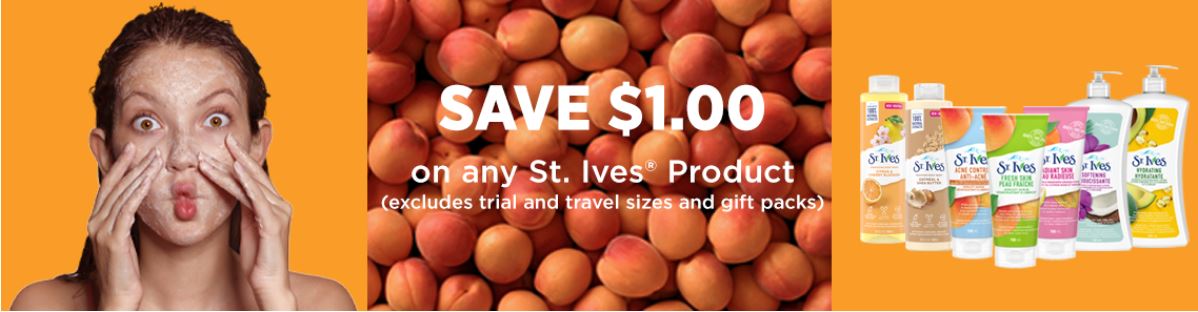 St Ives Canada Coupons Save 1 On Any St Ives Product Canadian 